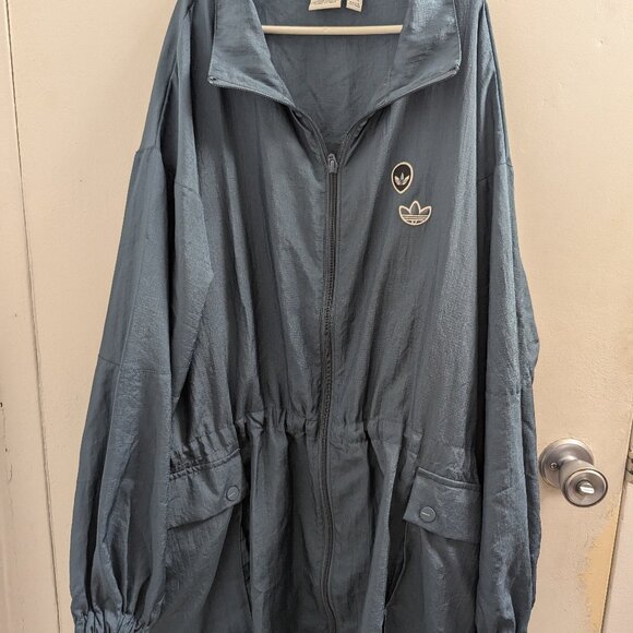 adidas Trefoil Drawstring Windbreaker - Picture 1 of 4